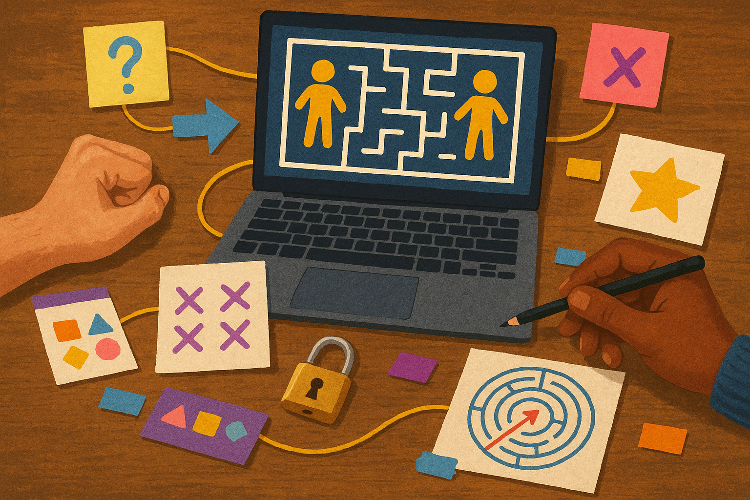 Online escape rooms for two players header