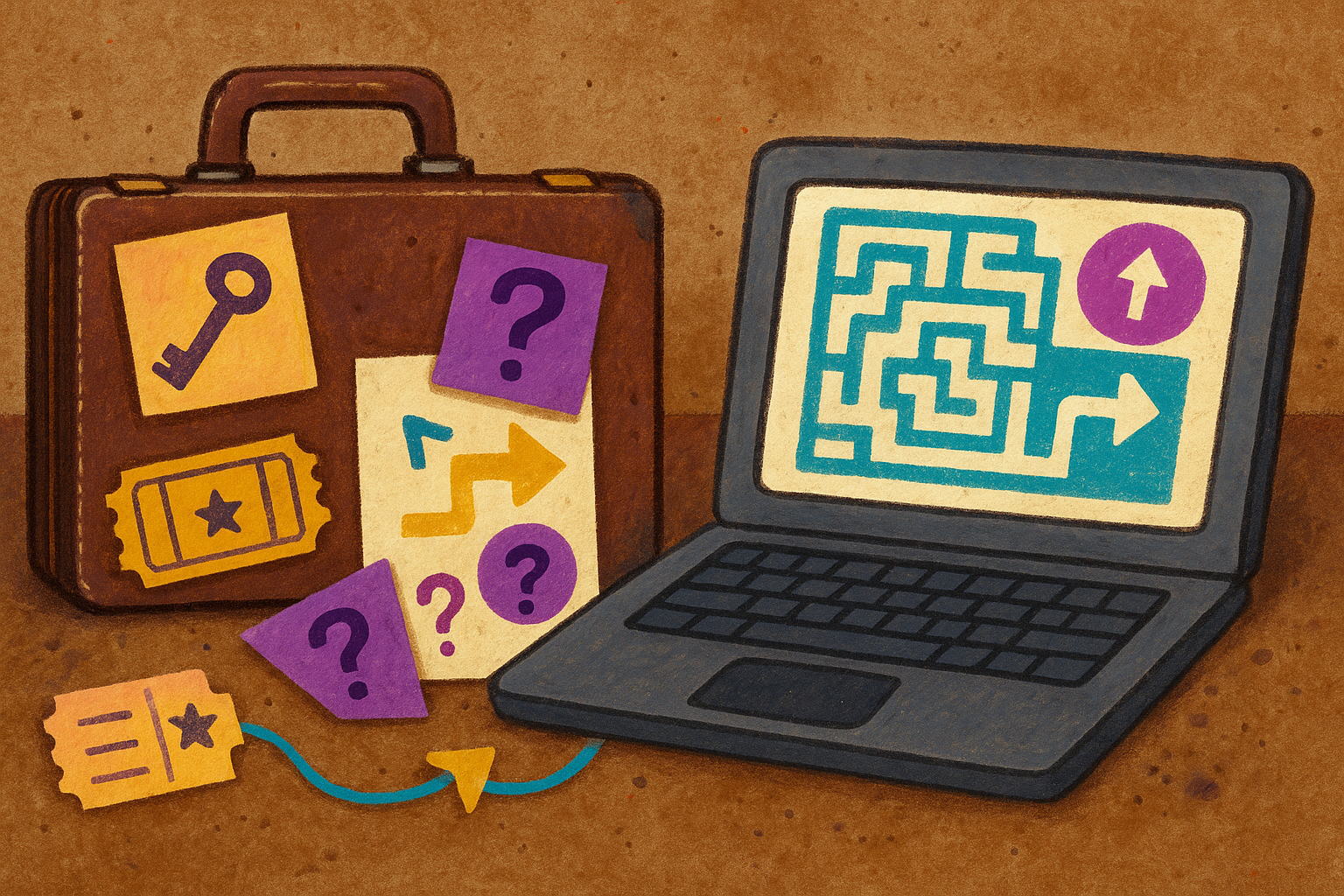 Online vs in person escape rooms header