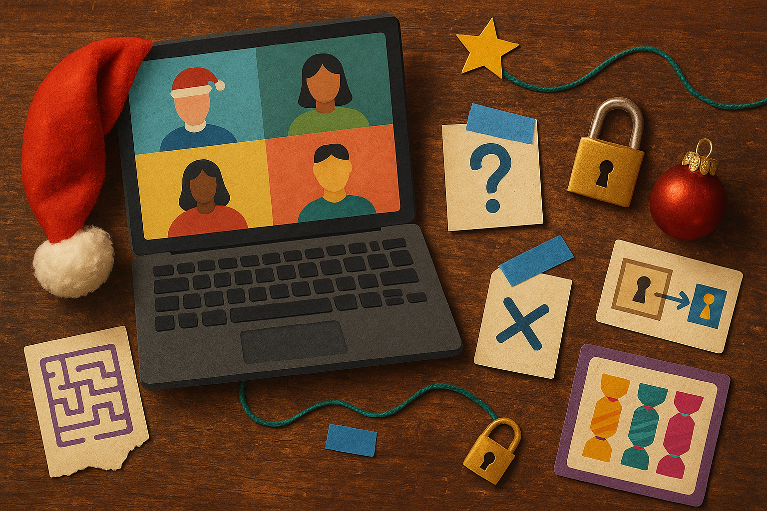 Virtual christmas party ideas header